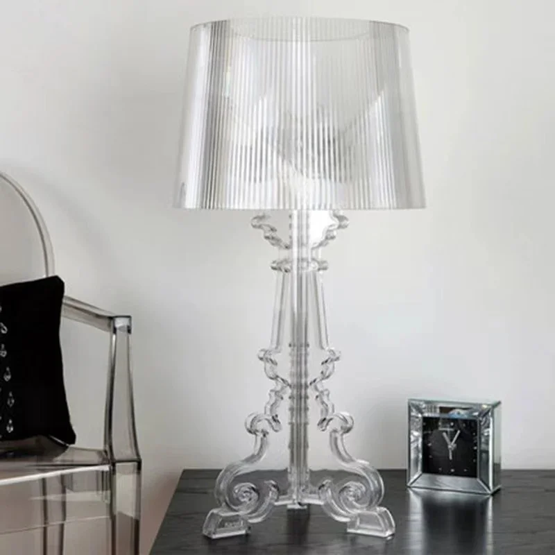 Nordic Acrylic LED Desk Lamp Simplicity Bedroom study room Personalized Decor Baroque Ghosting Table Lamps Room