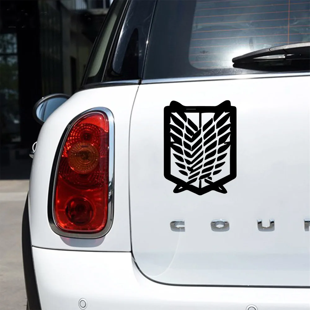 

DW - Attack on Titan Scouting Legion Crest Vinyl Die Cut Decal Bumper Sticker for Car, Laptop, Truck, Van etc