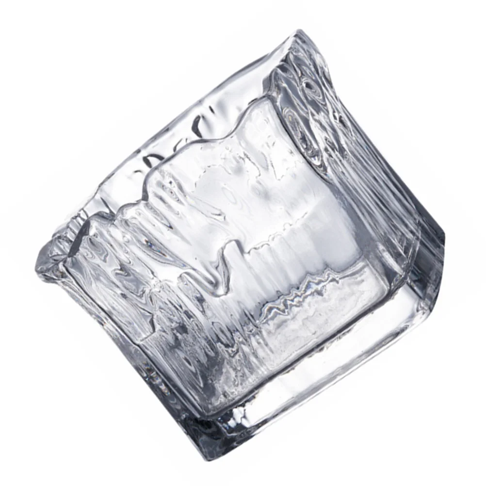 

Glass Ice Bucket Transparent Wine Cooler for Bar Ktv Restaurant Home Elegant Party Storage Container Glass Ice Bucket