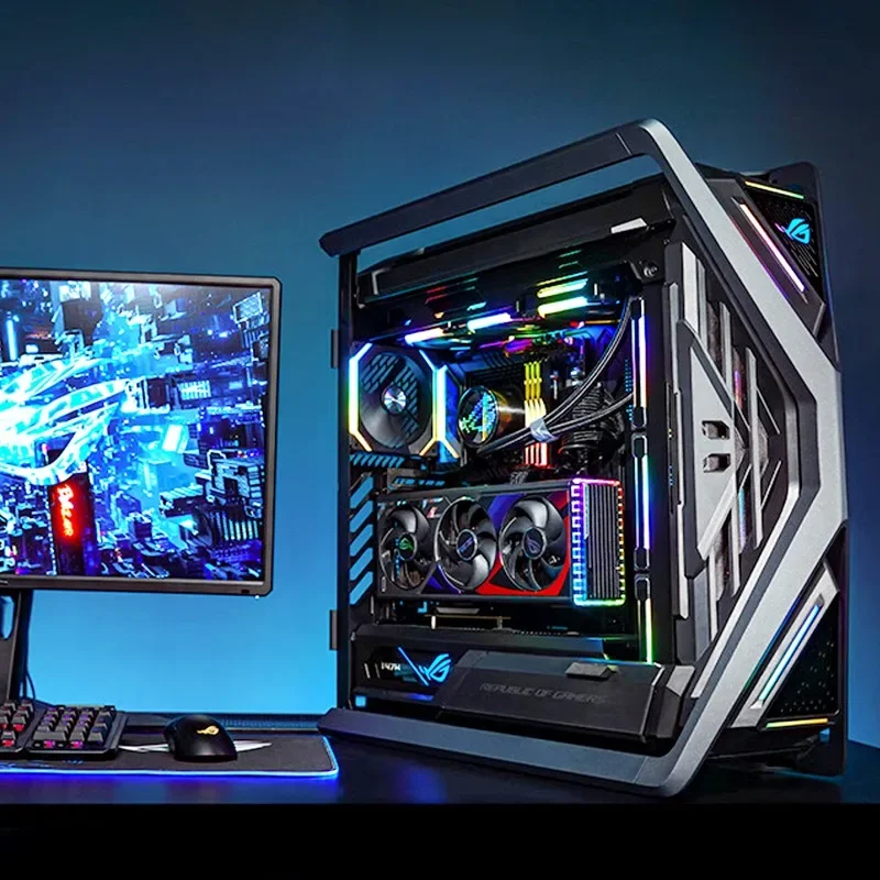 Family bucket DIY assembly machine 15th generation Ultra9 285K with 5080 graphics card AI rendering game desktop computer host