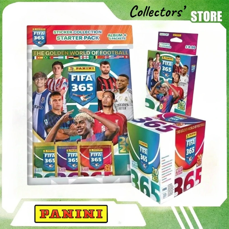 Official Panini 2026 Football Album with Autograph Full Set Limited Edition Signed Sticker Card, Viral Gift for Soccer Collector