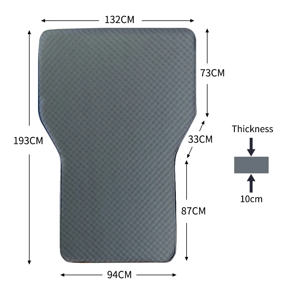 Self Inflating Car Air Mattress Portable Foldable Camping Sleeping Bed Custom Fit For Model Y Car Interior Accessory