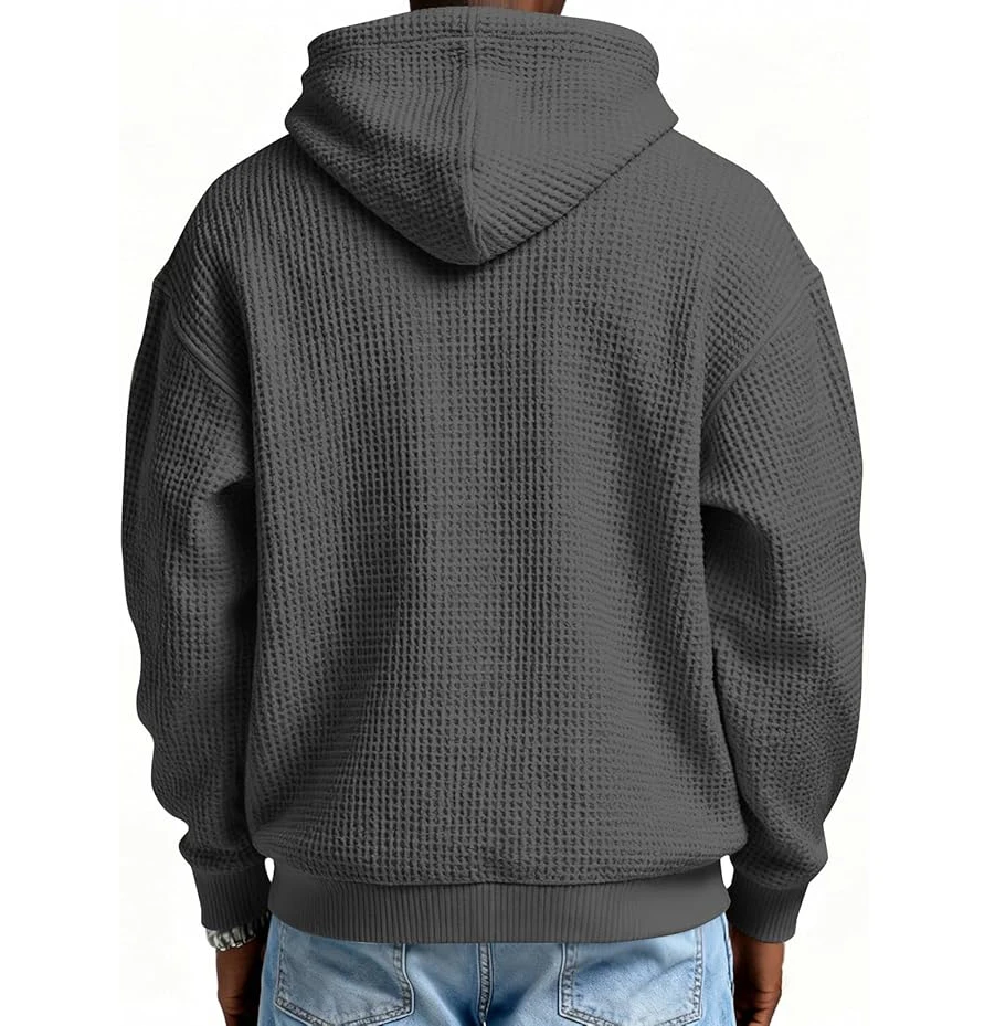 Kangaroo Pocket Hoodie Modern Men Hooded Sweatshirt Men Oversized Hoodie Temperature Controlled Fall Winter Sweatshirt