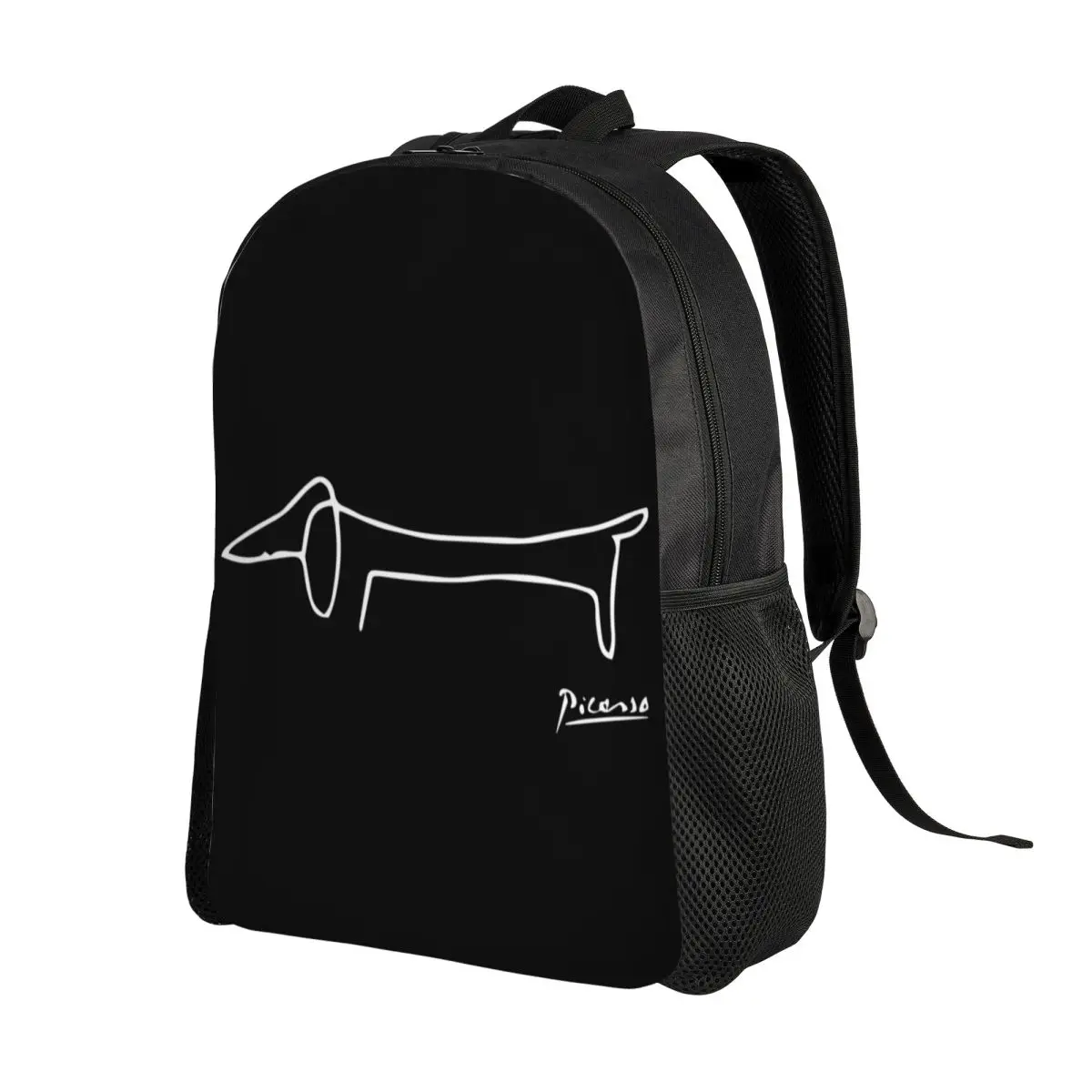 Pablo Picasso bassotto zaini per cani per donna uomo College School Student Bookbag adatto a borse per Laptop da 15 pollici