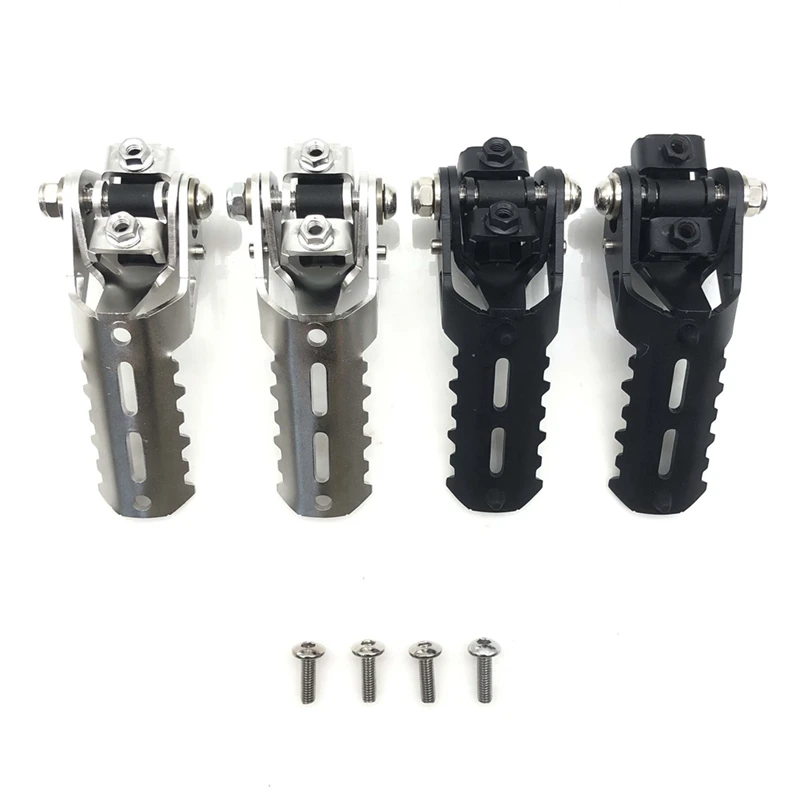 Motorcycle Front Driver Highway Footrest Folding Footpeg Clamps 22-25Mm For Honda CRF1000L Africa Twin For BMW