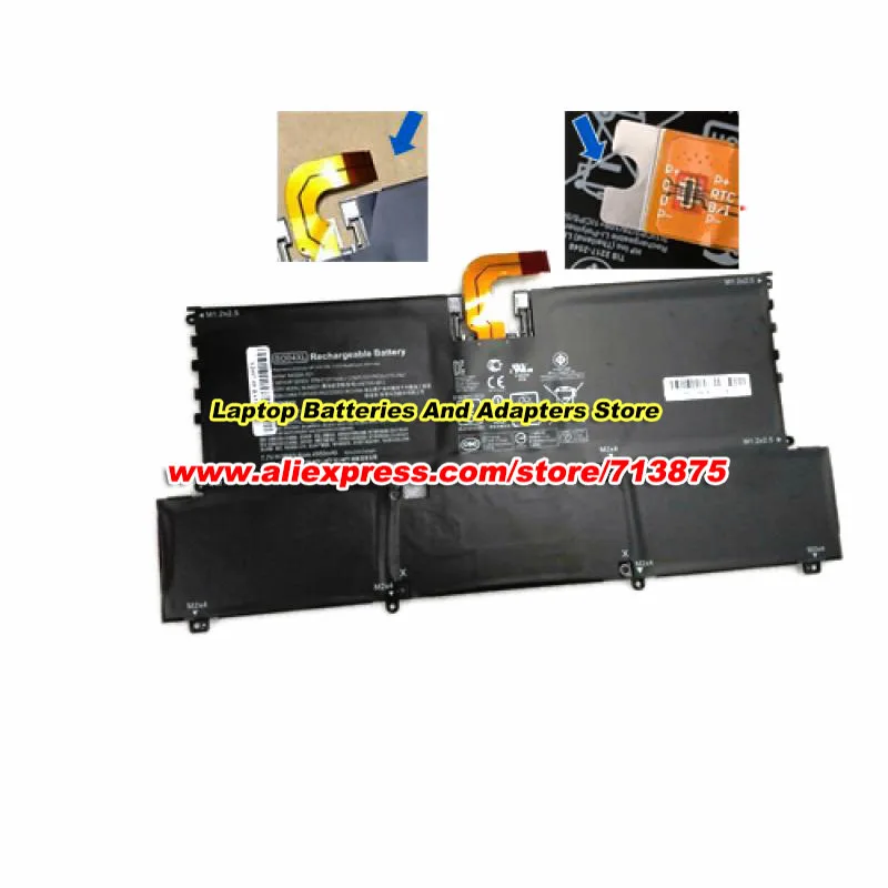 Imagem -02 - Bateria So04xl Genuína para hp Spectre 8435341c1 844199855 Hstnn-ib7j Tpn-c127 13 13-v016tu 13-v015tu 13-v014tu 13-v014tu 13-v000 Series