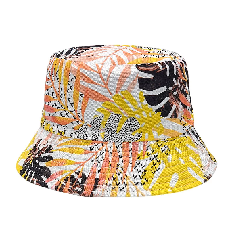 Fashion Print Bucket Hat Summer Men Fisherman Caps Hats Women Hip Hop Beach Cap Unisex Panama Hat Female 2023