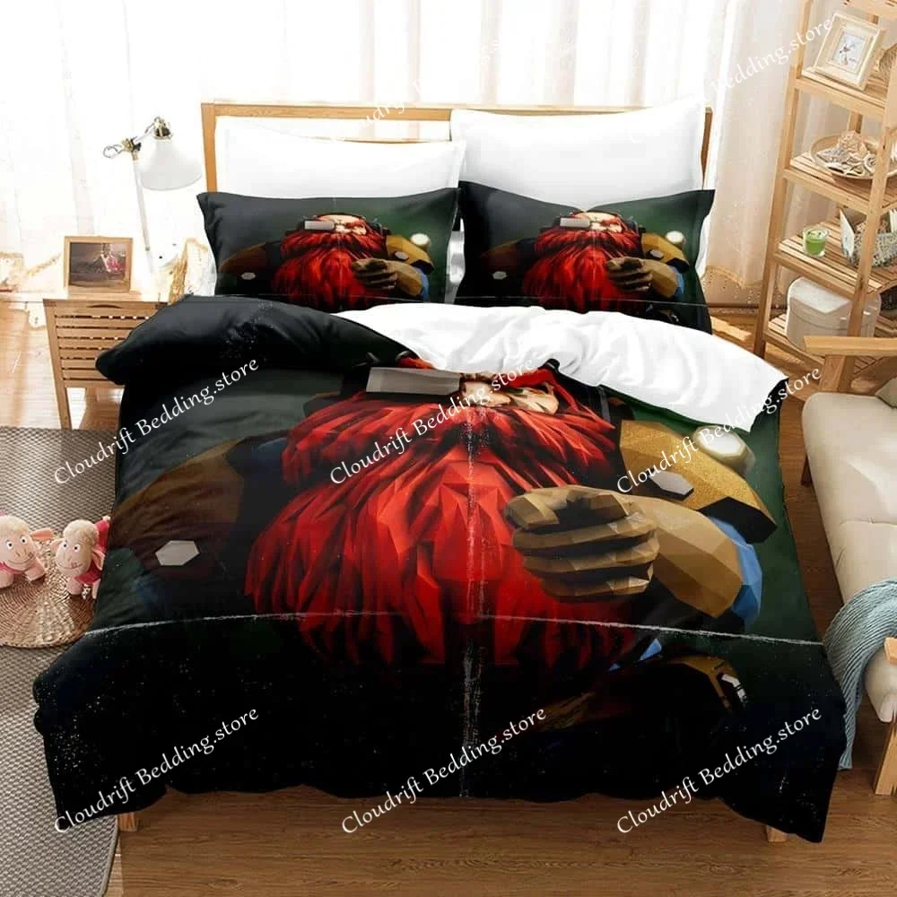 

3d Print Anime Game Deep Rock Galactic Bedding Set Single Twin Full Queen King Size Bed Set Adult Kid Bedroom Duvet Cover Sets02