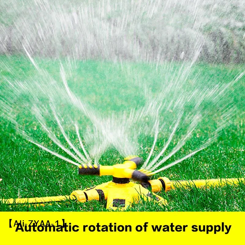 【A】360 Degree Rotating Garden Sprinkler Tandem Sprinkler Watering Device Automatic Lawn Water Sprayer Irrigation System