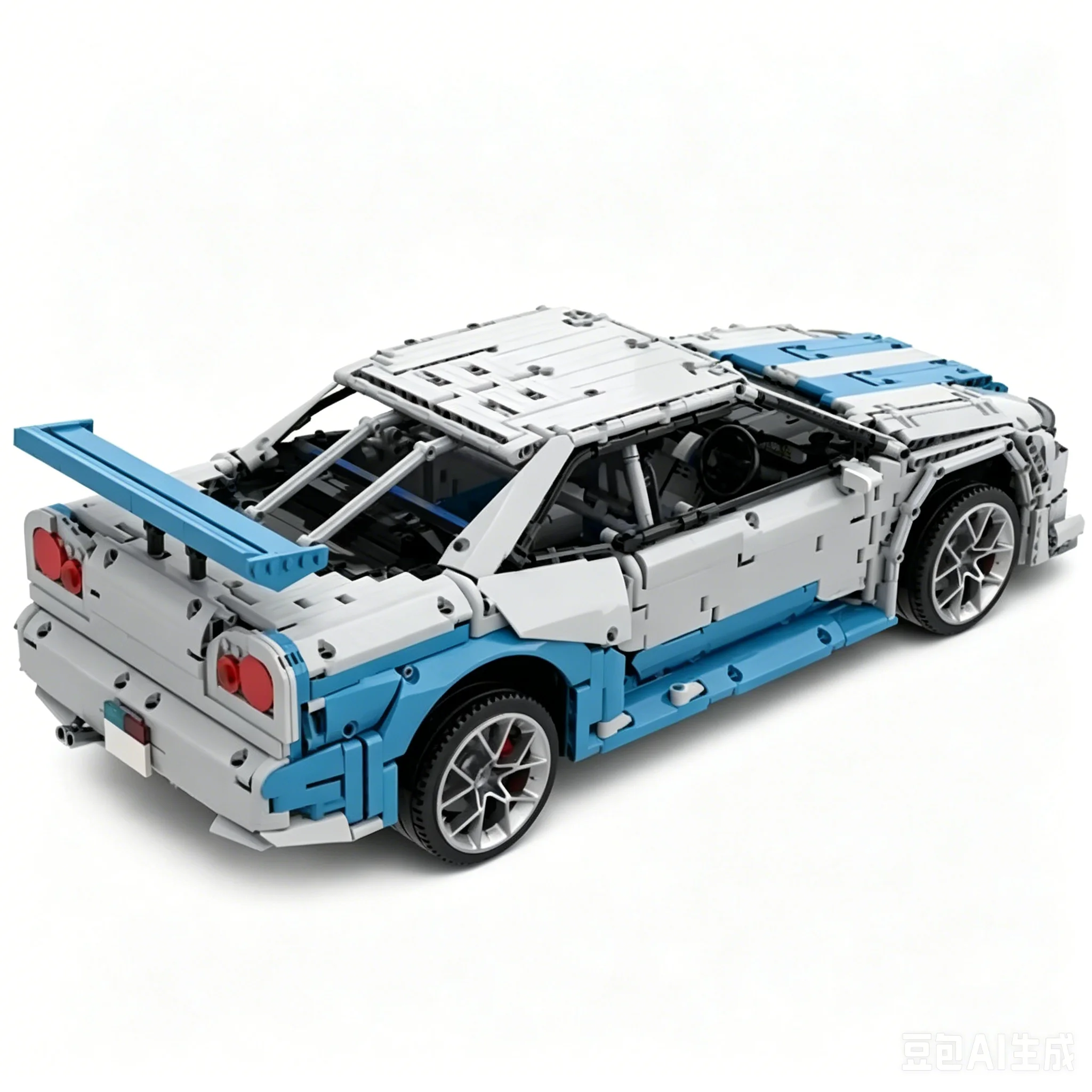 Moc Sy002 1:8 Scale Skyline GT - đánh giá và giá Moc Supercar Building Blocks 1/8 Scale