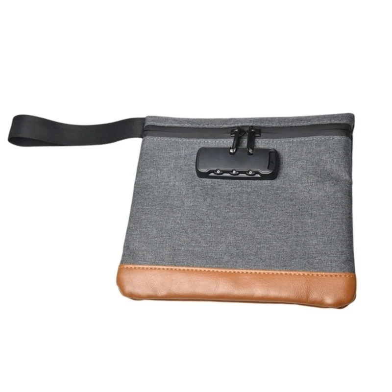 W89C Geruchsbeweistaschen 7,8x7,4 Zoll Carbon Fleckenverriegelungsbeutel für Bargeldbrieftaschen -Handy