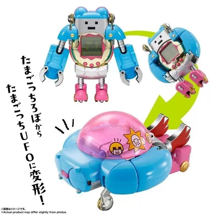 BANDAI Super Alloy Series Tamagotchi Robot Figurka Akcji Anime Zmontowana Kolekcjonerska Lalka Statuetka Ozdoba Zabawki