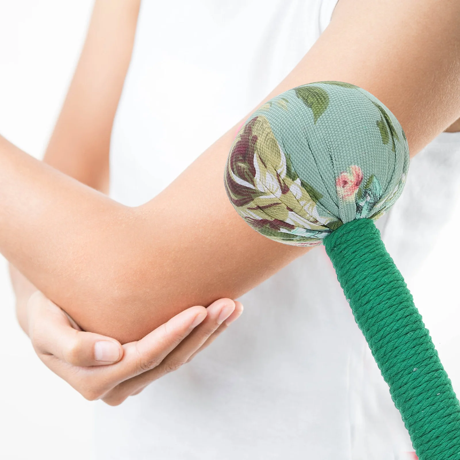 

2 шт., массажный молоток из полыни, ручной массажер для спины, облегчение боли в мышцах, инструмент для релаксации всего тела, массажный молоток