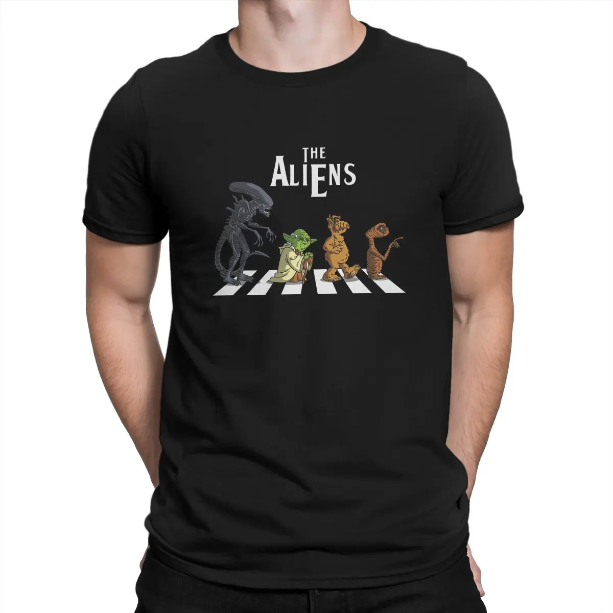 Alien Alan Ripley Horror Film The Aliens Abbey Road Tshirt Graphic Men Tops Vintage Grunge Summer Polyester Harajuku T Shirt