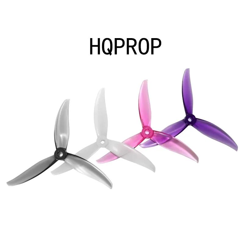 HQProp FlowerPig R29V3 5.1 Inch 3-Blade Propeller, 2.9 Pitch 4.4g Lightweight Props for FPV Drone RC Aircraft