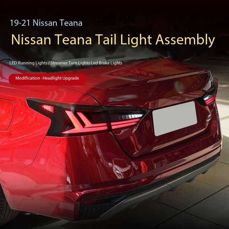 Car Tail Lamp Tail Light Modified LED Taillamp Taillight Turn Signal Lamp Brake Light For Nissan Altima Teana 2019-2022custom