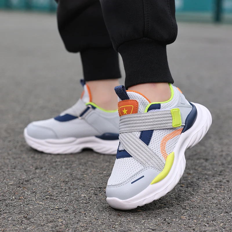 Kids Sneakers Summer Fashion Soft Wear-resistant Anti Slip Sole Leisure Walking Sports Jogging Shoes Hot Selling Tennis Shoes