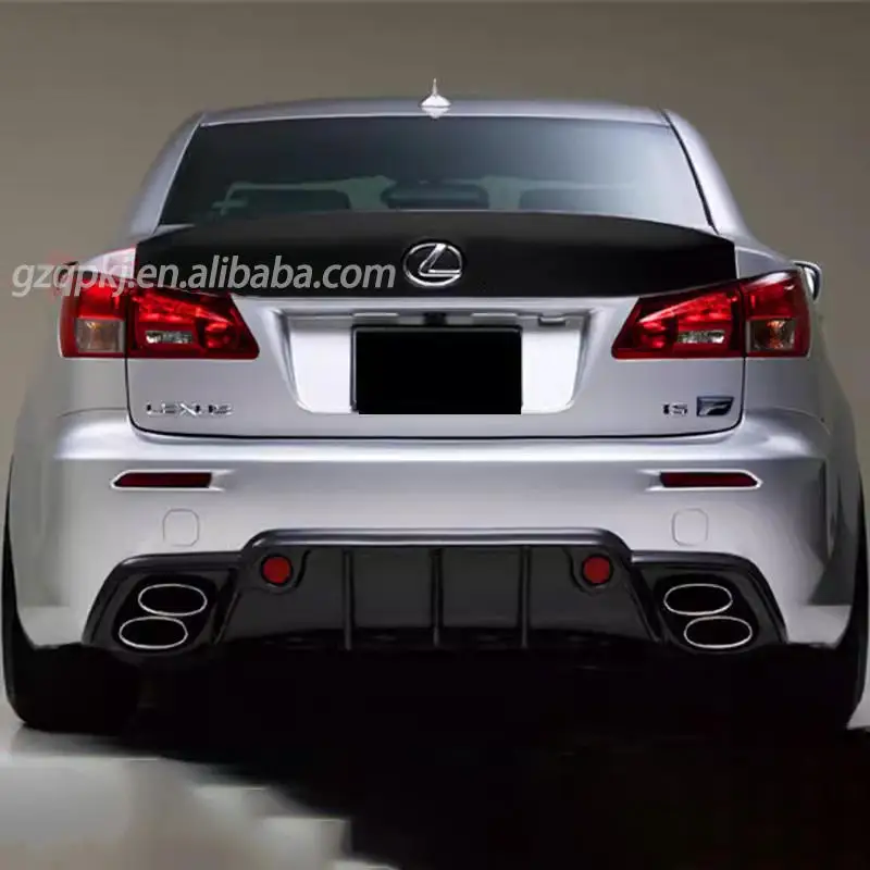 ISF version rear bumper rear lip rear turbulence for 2006-2012 Lexus is250/300 body kit