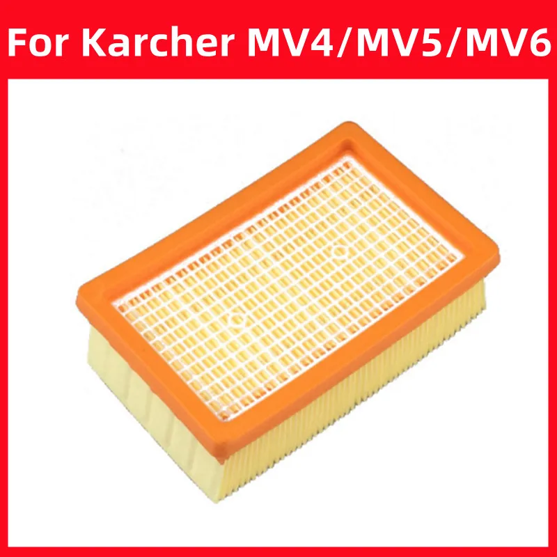 Accesorios para aspiradora Karcher MV4, MV5, MV6, WD4, WD5, WD5P, elemento de filtro Hepa, filtro plano, 1 unidad