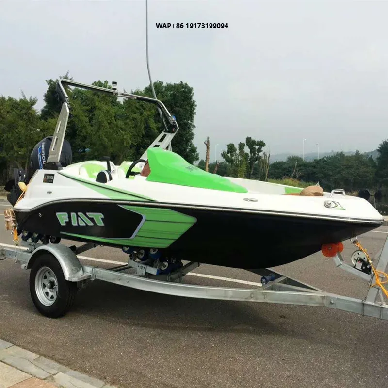 4.8 Mini Small Jet Fishing Boat for Sale with Out Board Engine