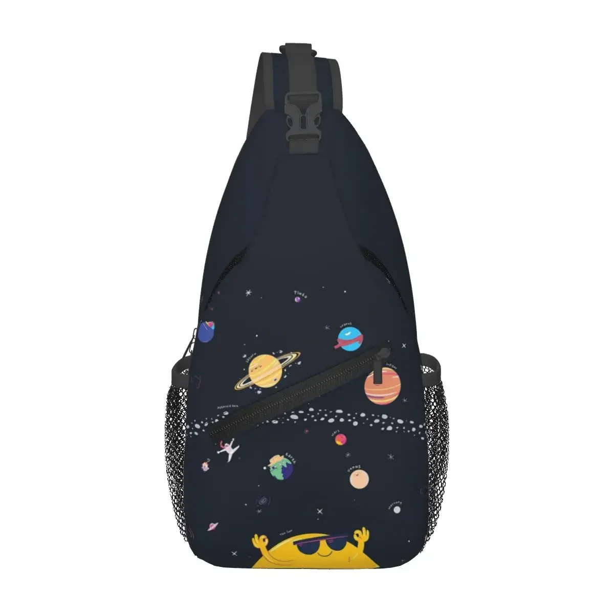 

Out Of Space Map Chest Bag Men Sling Crossbody Backpack Chest Bag Traveling Hiking Daypack Shoulder Bag