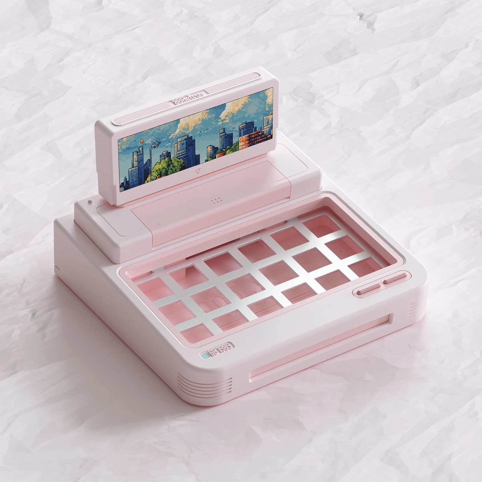 GB PAD Drahtlose digitale Tastatur/KIT CNC-Dichtung mit drei Modi Hot Swap QMK Custom E-Sports Gamer Gaming Console Style Tastatur-Kit