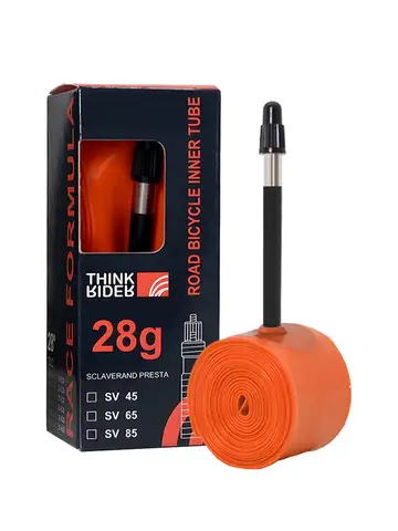 ThinkRider 1Pcs Ultralight 28g Bike Inner Tube 700X18 25 28 32 Road Bicycle TPU Material Tire 65mm Length French Valve