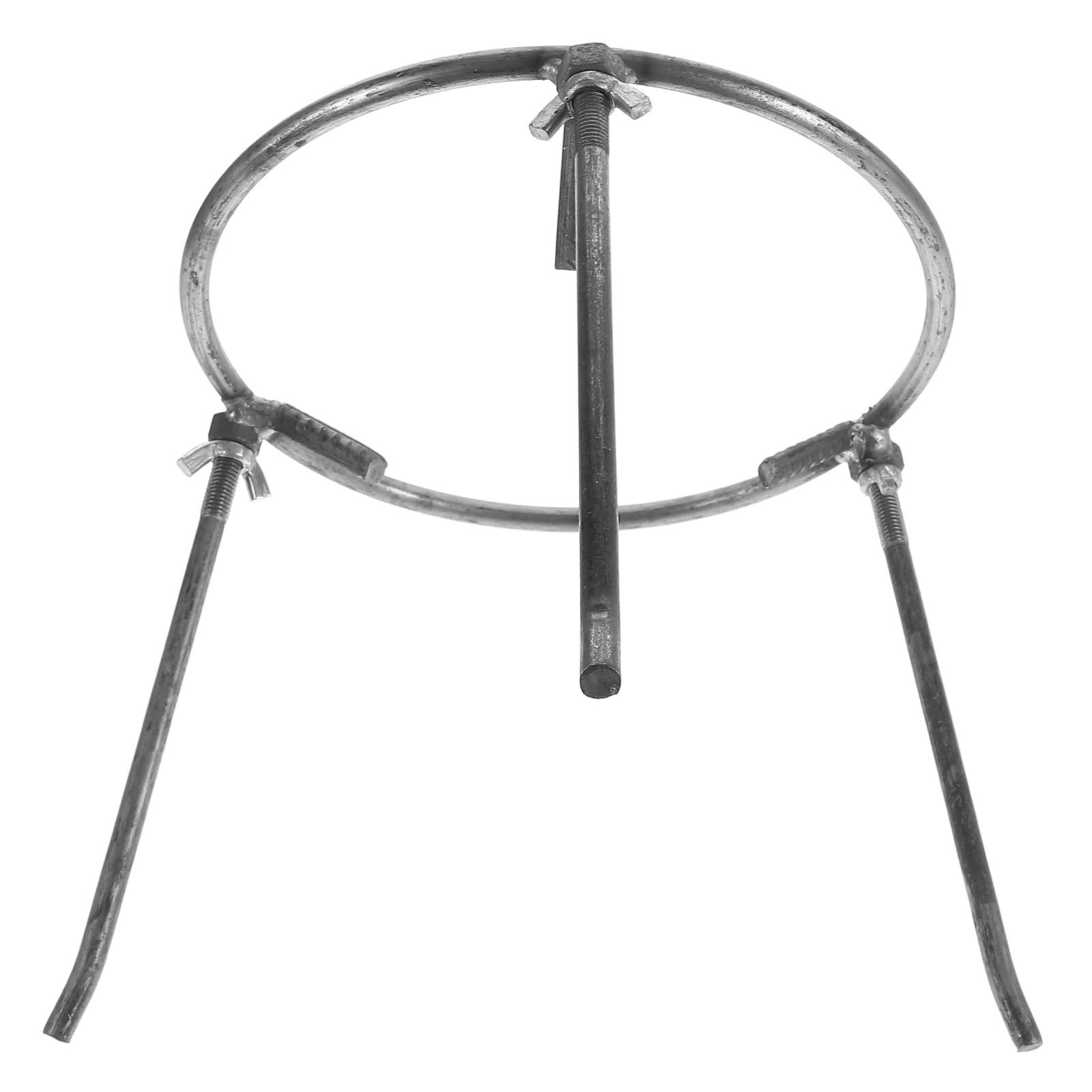 

Stable Detachable Outdoor Tripod Stand for Camping Cooking Fire Pit Barbecue Grill Rack Steel Oven Trivet Campfire Cooking Stand