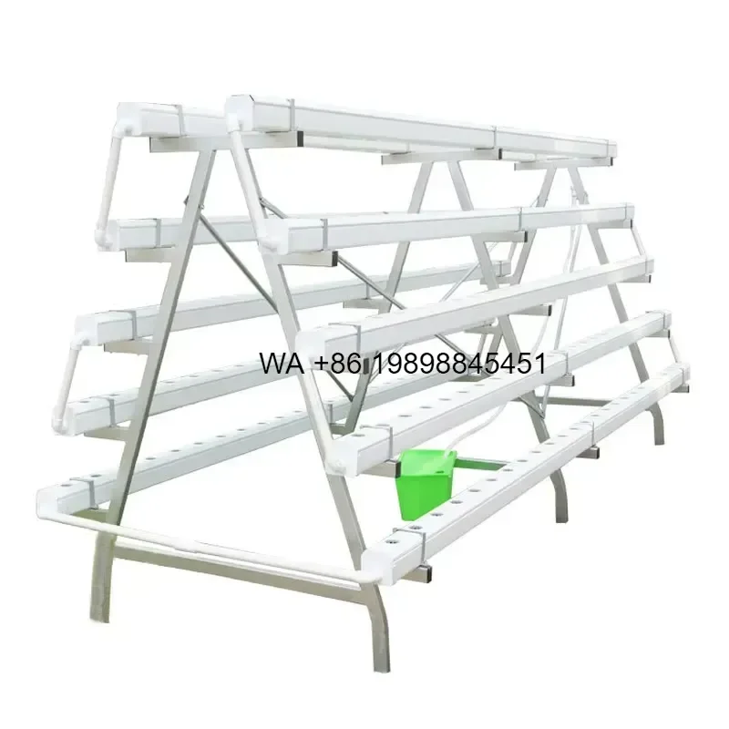 Wmwmnu for Modular A-Frame NFT Hydroponic System Smart Vertical Cultivation Matrix for Professional Agri-Tech Project