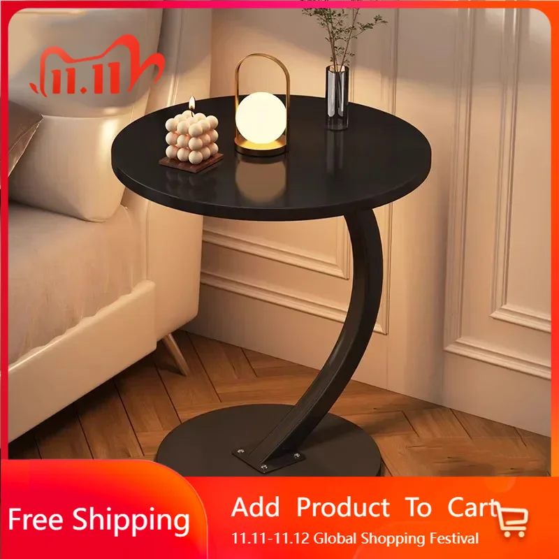 

Ergonomic Round Coffee Tables Breakfast Coffee Aesthetic Luxury Small Side Table Space Saving Bistro Simple Hotel Furniture