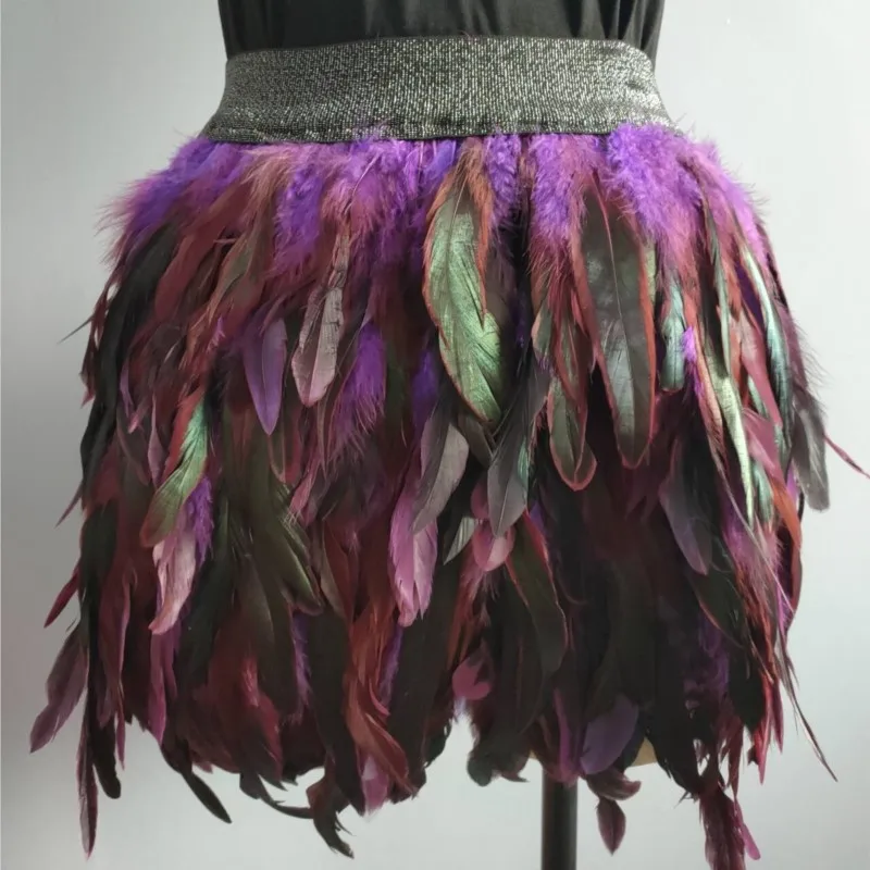 

Модное готическое праздничное платье с перьями, асимметричное, средней длины, для вечеринок, мероприятий, танцев, сексуальное, для бара, джазовых вечеринок, 2026