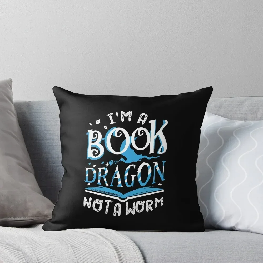 

Book Dragon Throw Pillow pillow cover luxury Decorative Pillow Covers For Sofa Christmas Covers For Cushions