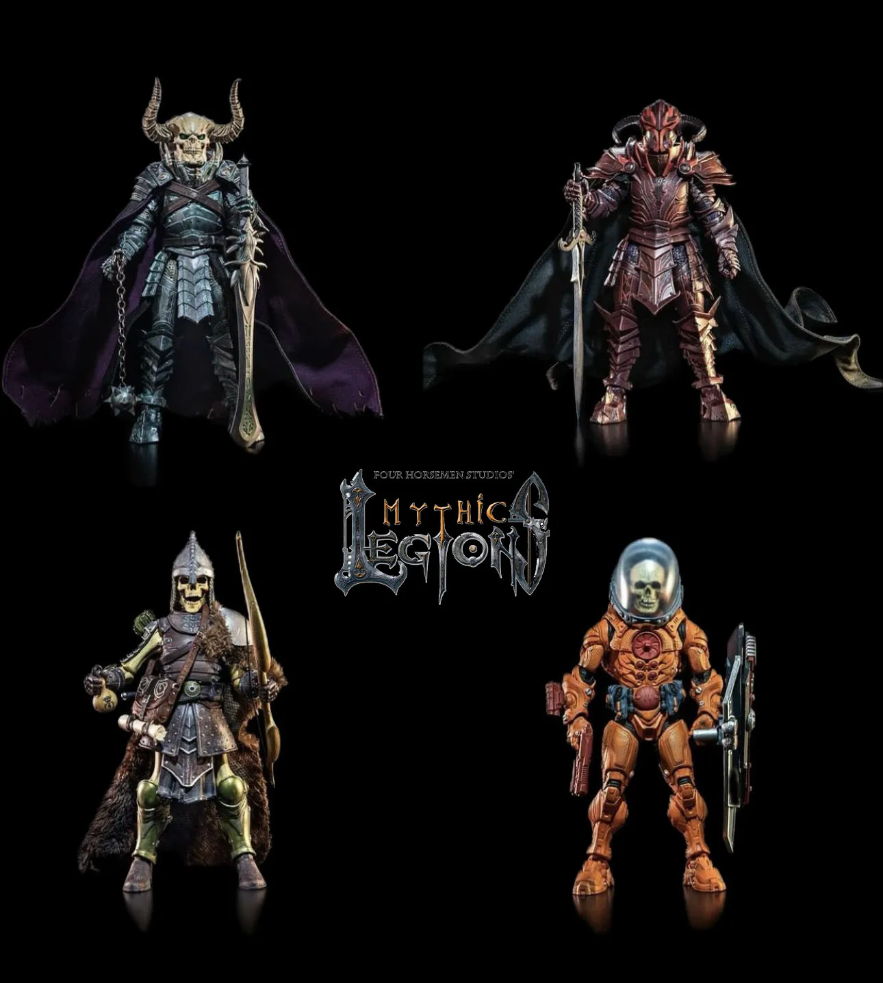 [in-stock] Four Horsemen Original Qualify Blood Knight Action Figures Model Toy Anime Collect Free Shipping Gift