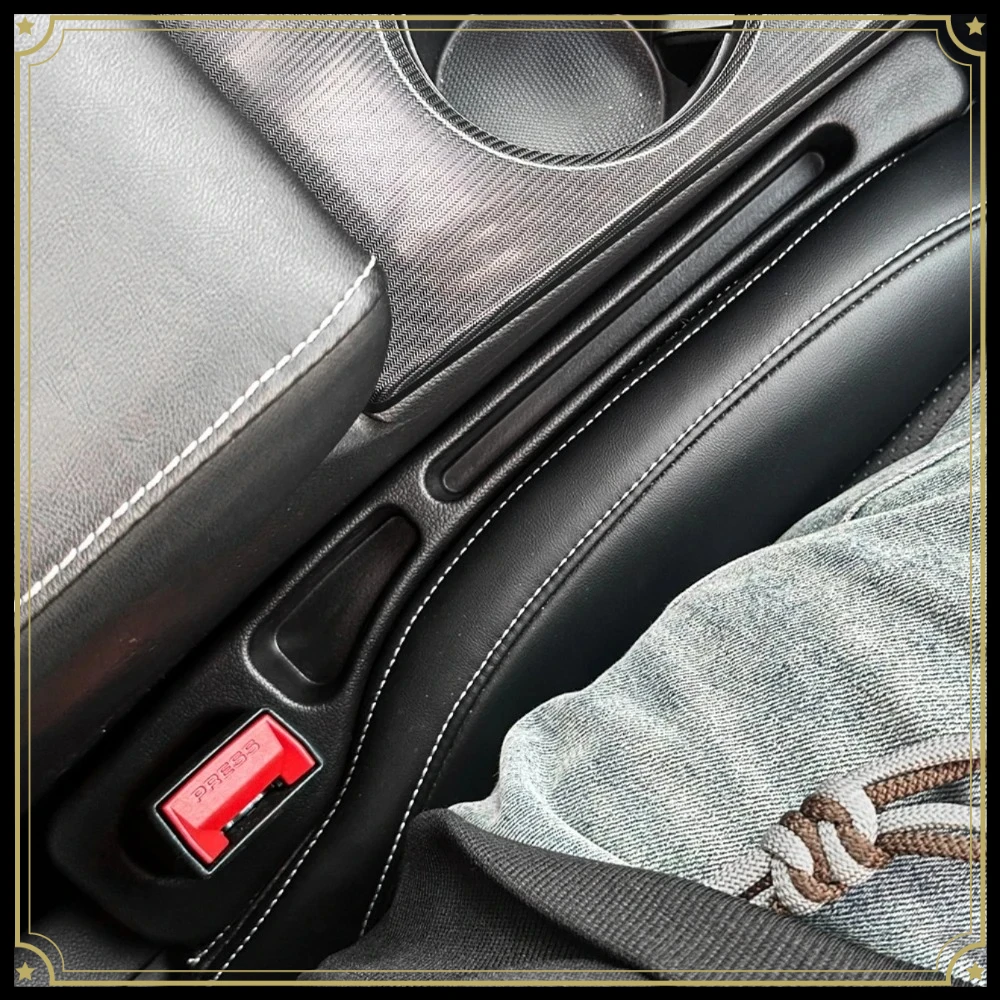 Waterproof car seat gap filler 2pc organizer prevents items from falling Car Accessories Suitable for BMW KIA Audi A4 A5 A6 view 6
