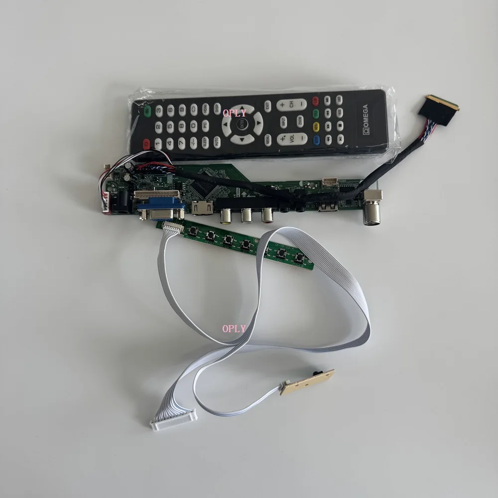 

For LG LP140WH1 LP140WH1-TLC6 1366X768 14" HDMI-compatible USB AV VGA RF Audio TV Controller board kit Screen monitor DIY