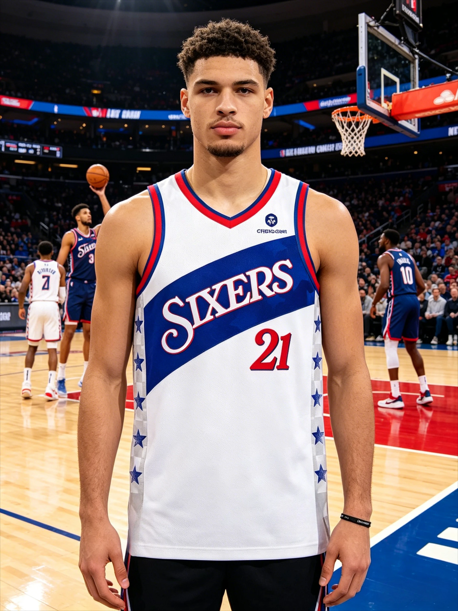 

2026 New 3D Digital Printing Basketball Jersey - Fan Edition - Loose and Breathable - Suitable for Teams and Individuals Family