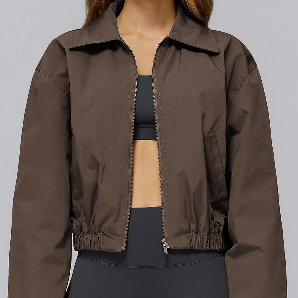 

Yoga Long Sleeve Autumn and Winter Jacket Sports Coat Women Running Training Jacket Long Sleeve Gym Quick Drying Yoga Train