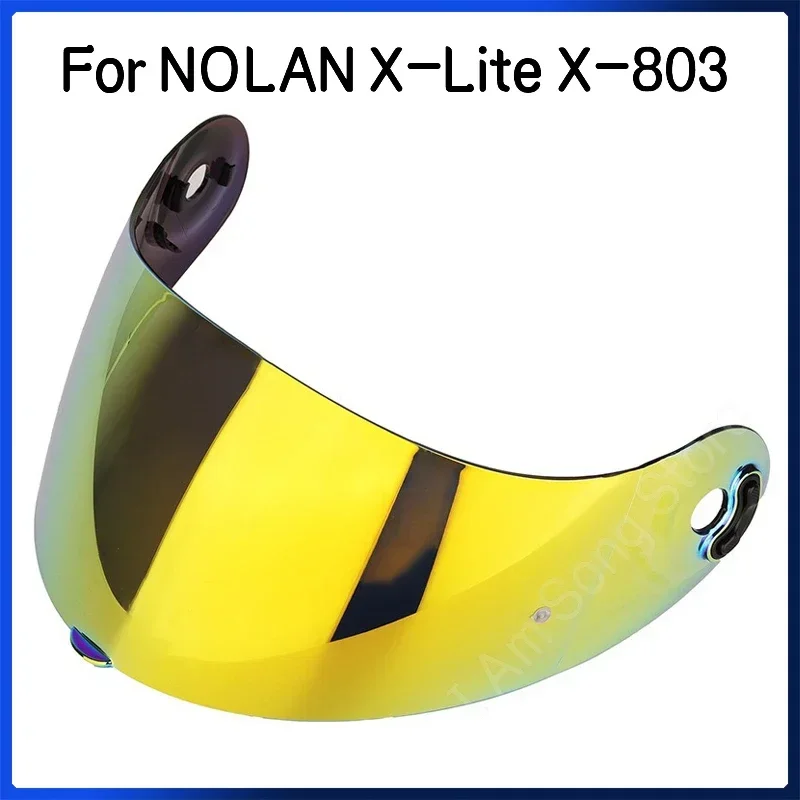 Visor Helm untuk NOLAN X-lite X-803 Lensa Helm Motor Pinlock Pelindung Antigores Kacamata Aksesori Motor Casco Moto