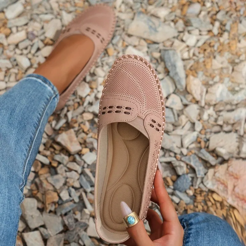 

2025 Large size new women flat loafers summer women shoes anti slip casual flat loafers casual shoes designer sneakers for women