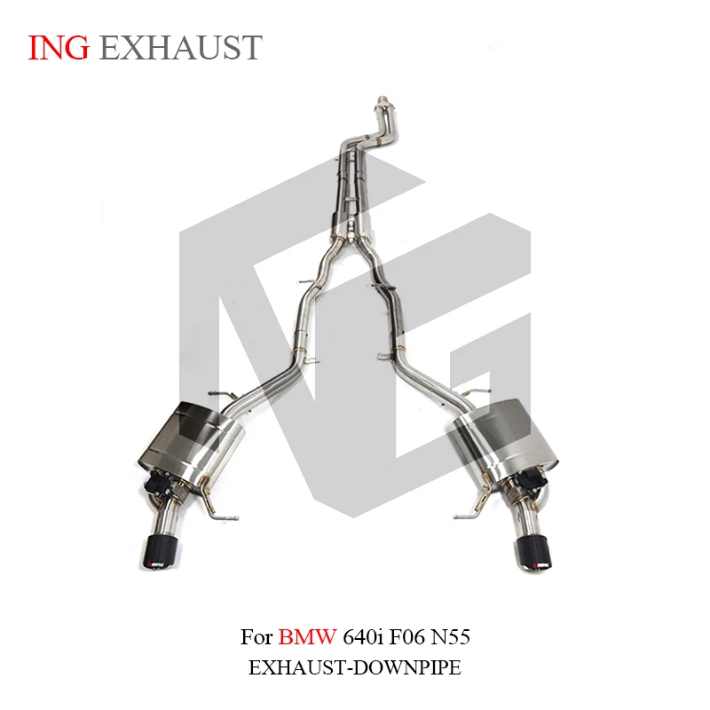 

ING Performance ss304 Remote Valve Catback Exhaust for BMW 640i F06 N55 3.0t ELECT control flexible Car Accessories System