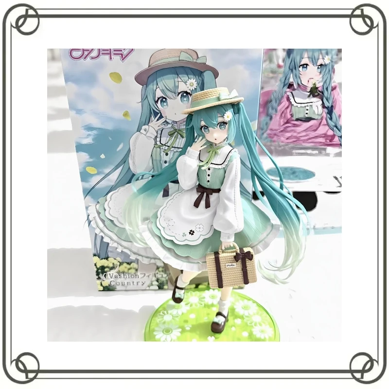 

Hatsune Miku Japanese Anime Rural Style Action Figure Prize Anime Two-dimensional Beautiful Girl Desktop Female Model Gift