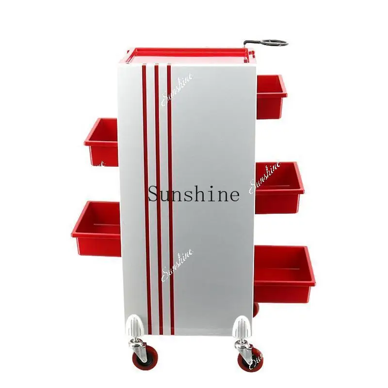 Beauty tool cart hair salon hand push perm and dyeing storage cart  TF