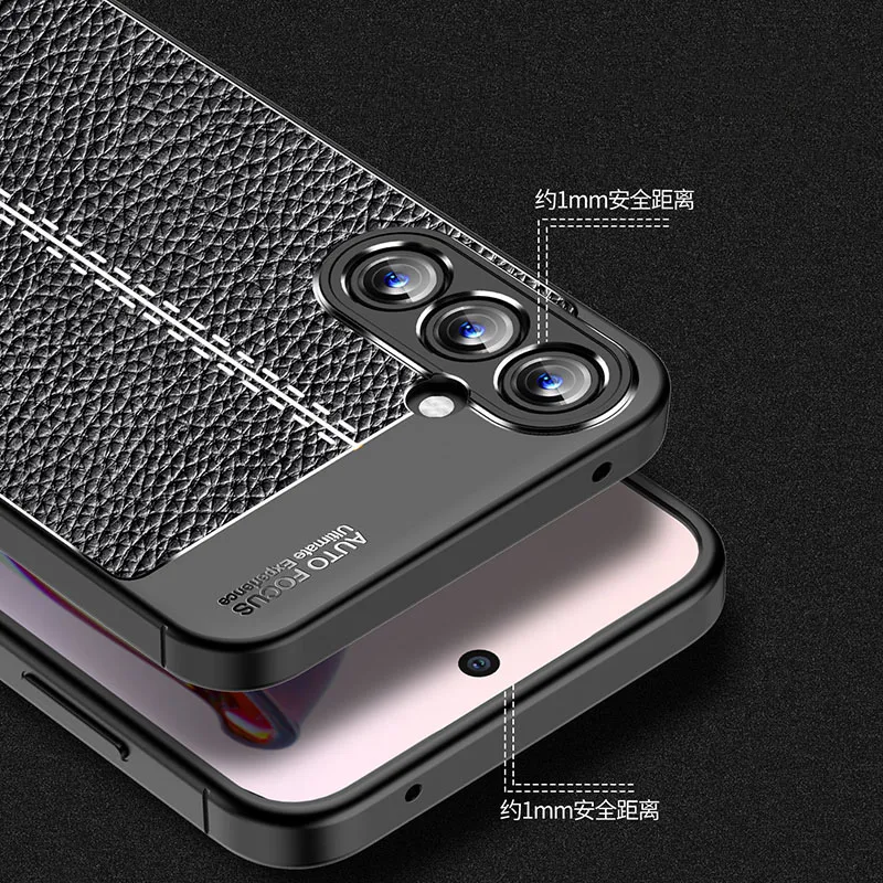 For Samsung Galaxy A55 Case Samsung Galaxy A54 A55 5G Case Luxury Original TPU Shockproof PU Leather Silicone Cover Samsung A55