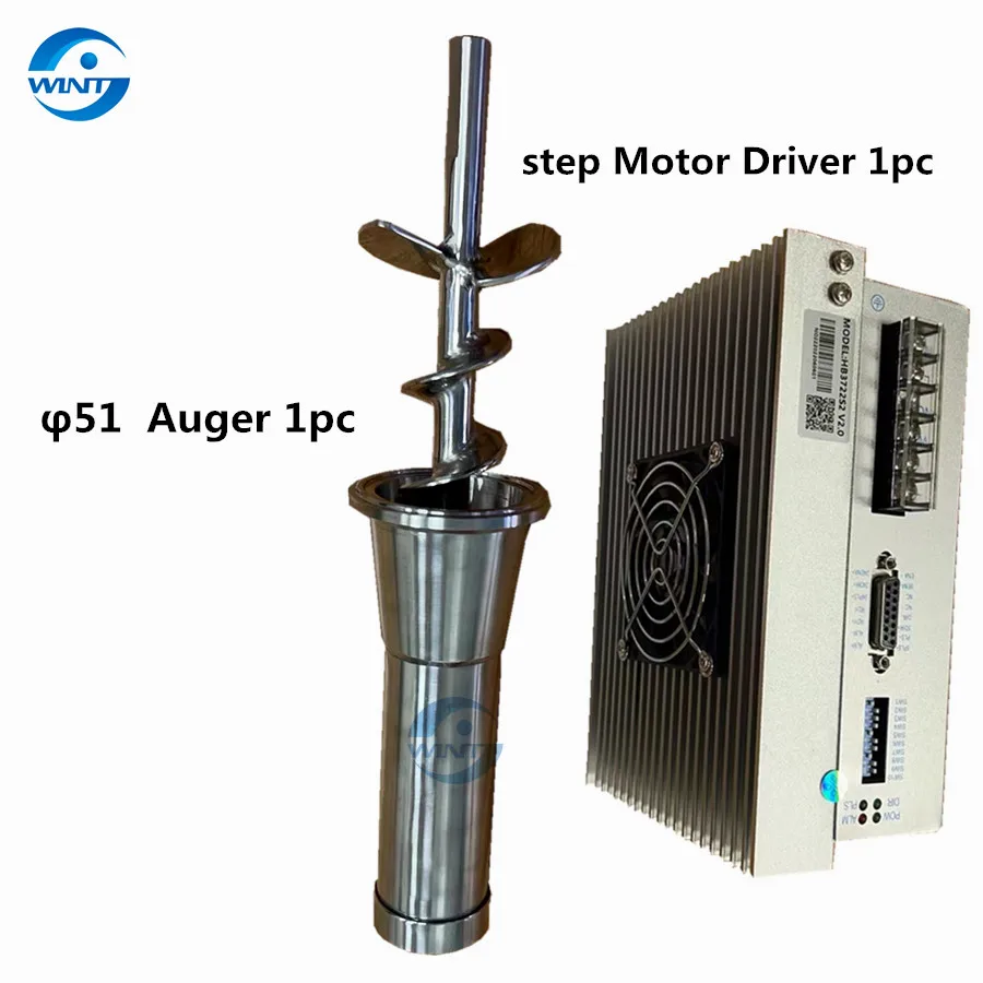 Free Shipping Accessories of Vertical Powder Packaging Machines φ51 Auger 1Pc And Step Motor Driver 1Pc