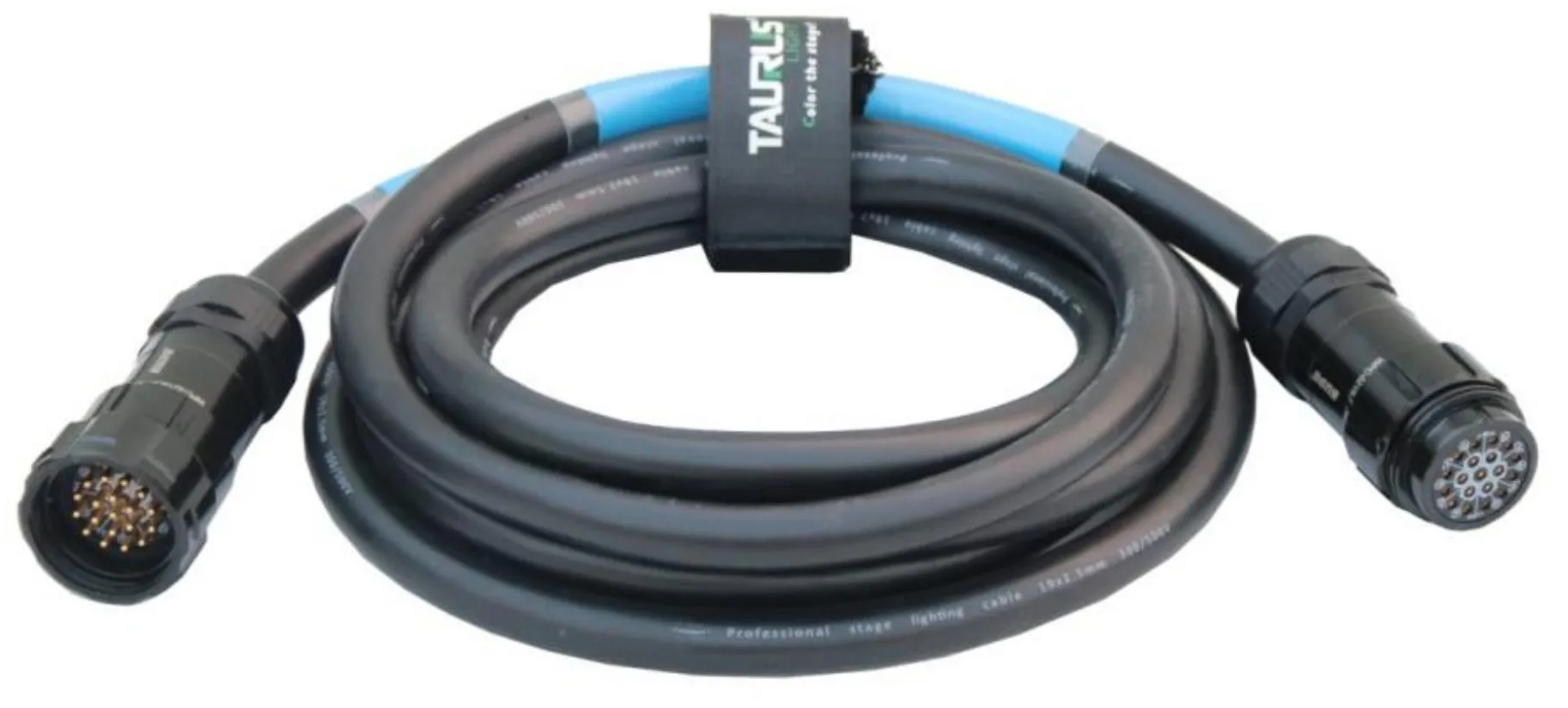 Cabo de alimentação elétrica compatível com Socapex de 19 pinos de 2,5 mm