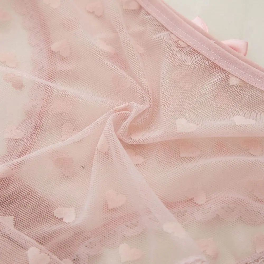 الحلو مطاطا فتاة القطن المنشعب شبكة الخوخ الورك الدانتيل المطبوعة ملخصات النساء العشير القلب القوس سراويل