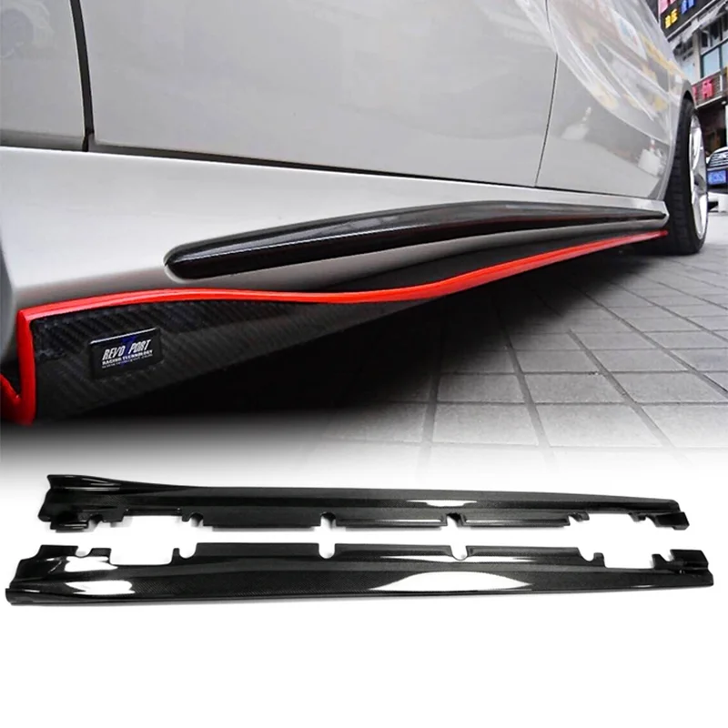 

For Mercedes W176 REVO RZA290 Style Side Skirt Extension (AMG Only) High Quality Kit, High Quality Side Skirt Extension