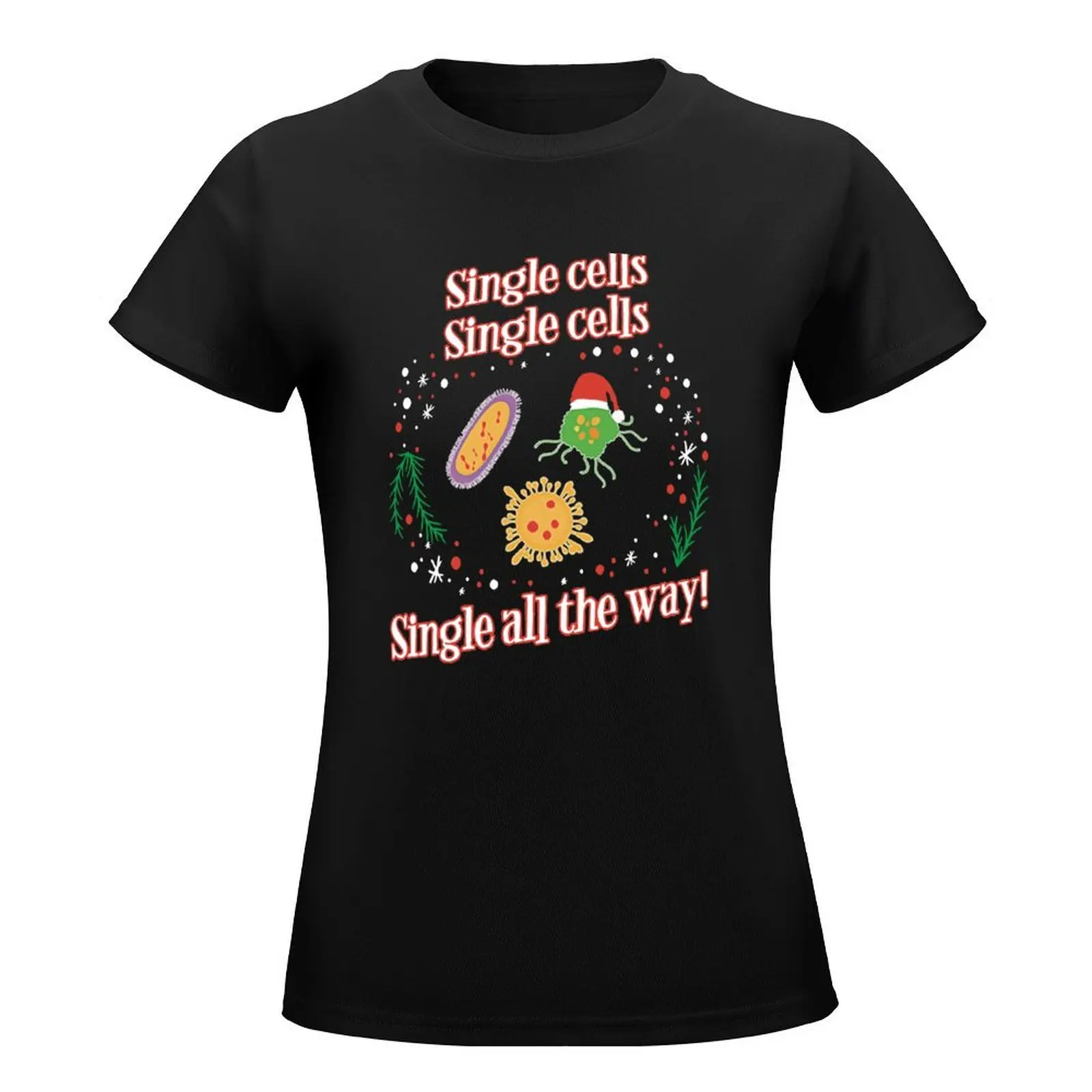 Funny Christmas Biology T Shirts Gifts for Women Men Biologist T-Shirt oversized cute tops t-shirts for Women pack