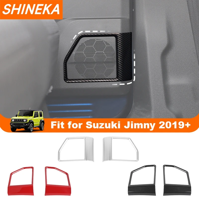 Shineka Auto Hintertür Lautsprecher Dekoration Abdeckung für Suzuki Jimny 4 Tür bis Innen zubehör