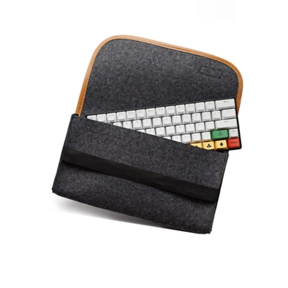 Thickened Keyboard Protective Cover Large Capacity Dust Proof Keyboard Carrying Case Skin-friendly Soft Mechanical Keyboard Bag